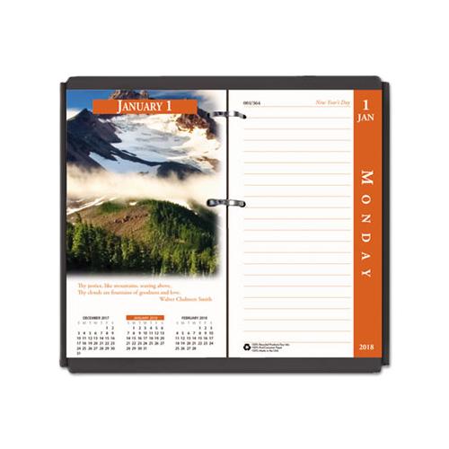 Earthscapes Desk Calendar Refill, 3.5 X 6, 2021