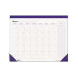 Nondated Desk Pad Calendar, 22 X 17, Blue