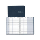 Teacher's Planner, Embossed Simulated Leather Cover, 11 X 8-1-2, Blue