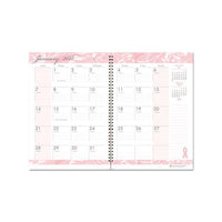 Recycled Breast Cancer Awareness Monthly Planner-journal, 10 X 7, Pink, 2021