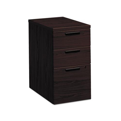 10500 Series Box-box-file Mobile Pedestal, 15.75w X 22.75d X 28h, Mahogany