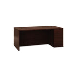 10500 Series "l" Single Pedestal Desk, Right Full-height Ped, 72w X 36d X 29.5h, Mahogany