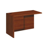 10700 "l" Workstation Return, Left 3-4 Pedestal, 48w X 24d X 29 1-2h, Cognac