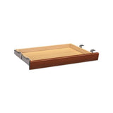 Laminate Angled Center Drawer, 26w X 15.38d X 2.5h, Cognac