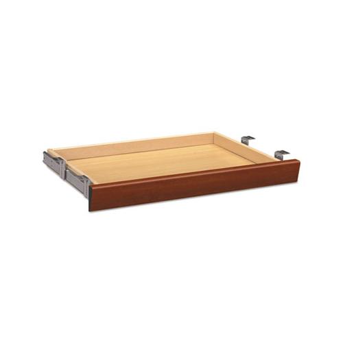 Laminate Angled Center Drawer, 26w X 15.38d X 2.5h, Cognac