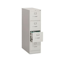 310 Series Four-drawer Full-suspension File, Letter, 15w X 26.5d X 52h, Light Gray