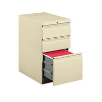 Efficiencies Mobile Box-box-file Pedestal, 15w X 22.88d X 28h, Putty