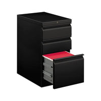 Efficiencies Mobile Box-box-file Pedestal, 15w X 22.88d X 28h, Black