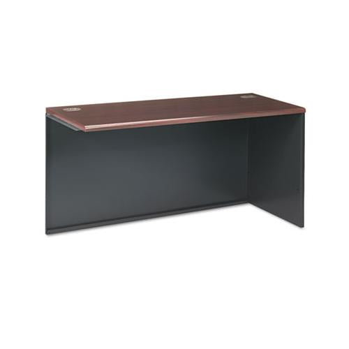 38000 Series Return Shell, Right, 60w X 24d X 29-1-2h, Mahogany-charcoal