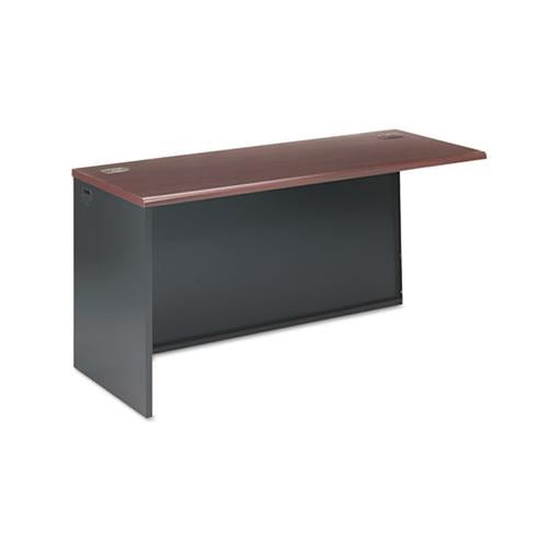 38000 Series Return Shell, Left, 60w X 24d X 29-1-2h, Mahogany-charcoal