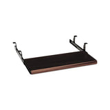 Slide-away Keyboard Platform, Laminate, 21.5w X 10d, Mahogany