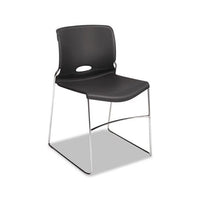 Olson Stacker High Density Chair, Lava Seat-lava Back, Chrome Base, 4-carton