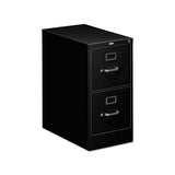 510 Series Two-drawer Full-suspension File, Letter, 15w X 25d X 29h, Black