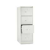 510 Series Four-drawer Full-suspension File, Legal, 18.25w X 25d X 52h, Light Gray