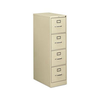 510 Series Four-drawer Full-suspension File, Letter, 15w X 25d X 52h, Putty