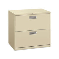 600 Series Two-drawer Lateral File, 30w X 18d X 28h, Putty