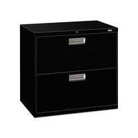 600 Series Two-drawer Lateral File, 30w X 18d X 28h, Black