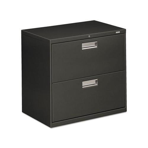 600 Series Two-drawer Lateral File, 30w X 18d X 28h, Charcoal