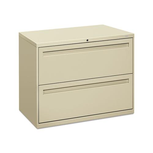 700 Series Two-drawer Lateral File, 36w X 18d X 28h, Putty