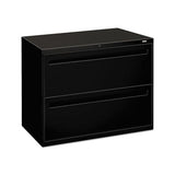 700 Series Two-drawer Lateral File, 36w X 18d X 28h, Black