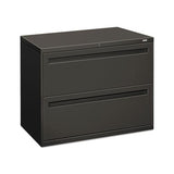 700 Series Two-drawer Lateral File, 36w X 18d X 28h, Charcoal