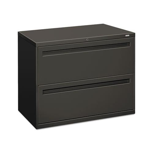 700 Series Two-drawer Lateral File, 36w X 18d X 28h, Charcoal