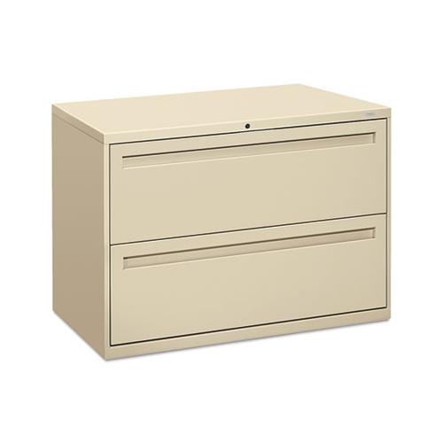 700 Series Two-drawer Lateral File, 42w X 18d X 28h, Putty