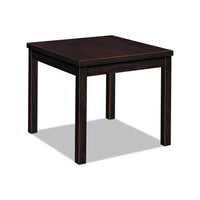 Laminate Occasional Table, Square, 24w X 24d X 20h, Mahogany