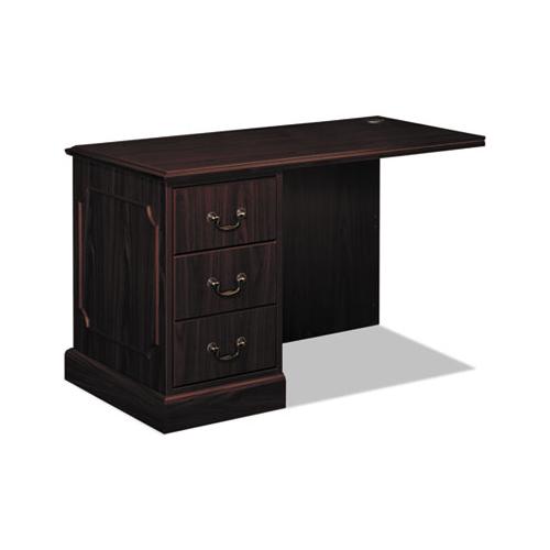 94000 Series "l" Workstation Left Return, 48w X 24d X 29-1-2h, Mahogany