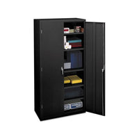 Assembled Storage Cabinet, 36w X 18 1-8d X 71 3-4h, Black