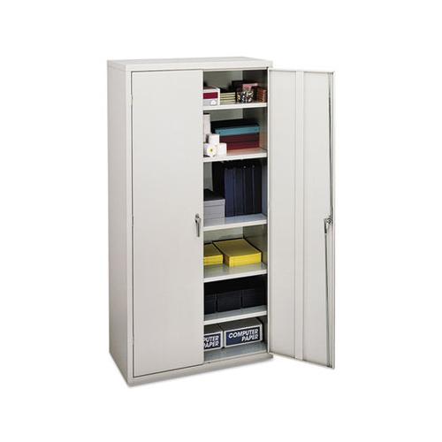 Assembled Storage Cabinet, 36w X 18 1-8d X 71 3-4h, Light Gray