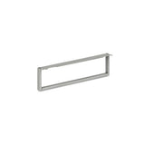 Voi O-leg Support For Low Credenza, 30d X 7h, Platinum Metallic