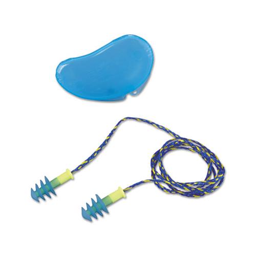 Fus30 Hp Fusion Multiple-use Earplugs, Reg, 27nrr, Corded, Be-we, 100 Pairs