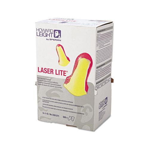 Ll-1 D Laser Lite Single-use Earplugs, Cordless, 32nrr, Ma-yw, Ls500, 500 Pairs