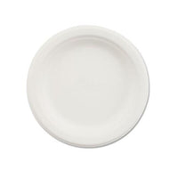 Paper Dinnerware, Plate, 6" Dia, White, 125-pack