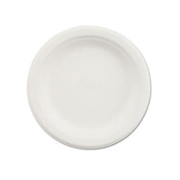 Paper Dinnerware, Plate, 6" Dia, White, 1000-carton