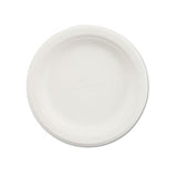 Paper Dinnerware, Plate, 6" Dia, White, 1000-carton