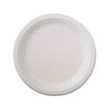 Classic Paper Dinnerware, Plate, 9 3-4" Dia, White, 125-pack, 4 Packs-carton