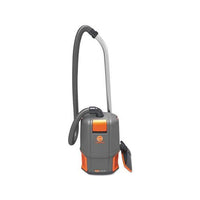 Hushtone Backpack Vacuum Cleaner, 11.7 Lb., Gray-orange