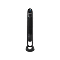 Quietset 8-speed Whole-room Tower Fan, 10w X 40h, Black