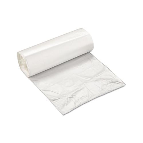 High-density Commercial Can Liners, 10 Gal, 5 Microns, 24" X 24", Natural, 1,000-carton