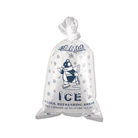 Ice Bags, 1.5 Mil, 12" X 21", Clear, 1,000-carton