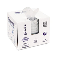 Food Bags, 8 Qt, 1 Mil, 8" X 18", Clear, 1,000-carton