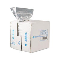 Food Bags, 8 Qt, 0.68 Mil, 8" X 18", Clear, 1,000-carton