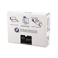 High-density Commercial Can Liners, 16 Gal, 8 Microns, 24" X 33", Black, 1,000-carton