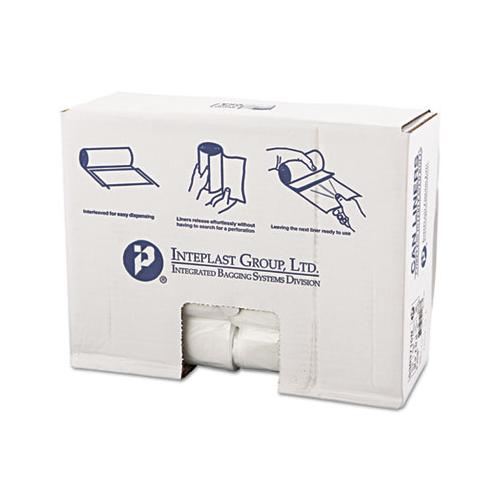 High-density Interleaved Commercial Can Liners, 30 Gal, 16 Microns, 30" X 37", Clear, 500-carton