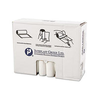 High-density Interleaved Commercial Can Liners, 33 Gal, 13 Microns, 33" X 40", Clear, 500-carton