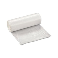 Low-density Commercial Can Liners, 10 Gal, 0.35 Mil, 24" X 24", Clear, 1,000-carton