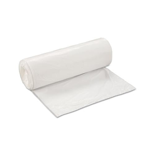 Low-density Commercial Can Liners, 60 Gal, 0.7 Mil, 38" X 58", White, 100-carton