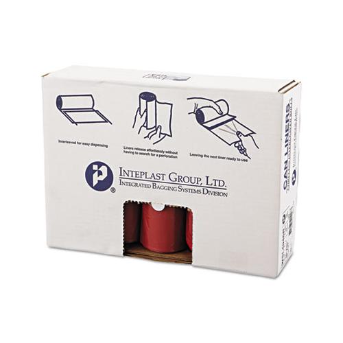 Low-density Commercial Can Liners, 45 Gal, 1.3 Mil, 40" X 46", Red, 100-carton